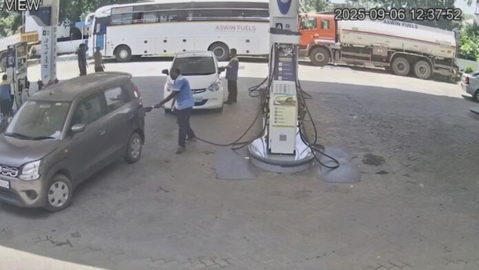 aalappua-petrol-pump-incident-captured-cctv