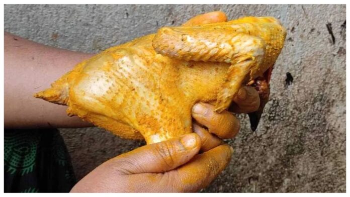 chicken-washing-turmeric-salt-process